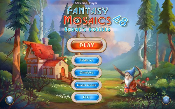 Fantasy Mosaics 48: Gnomes Puzzles