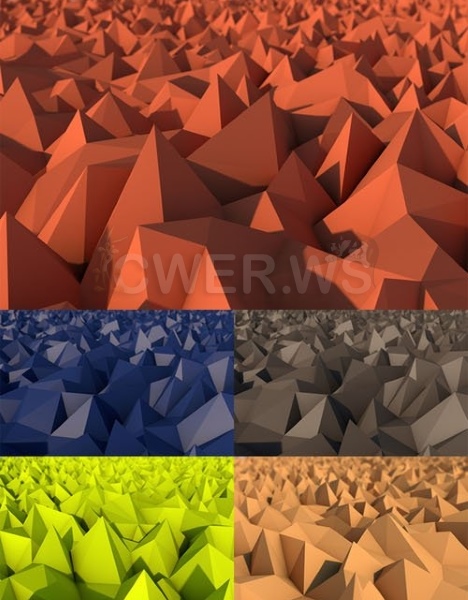 Абстрактные фоны с треугольниками