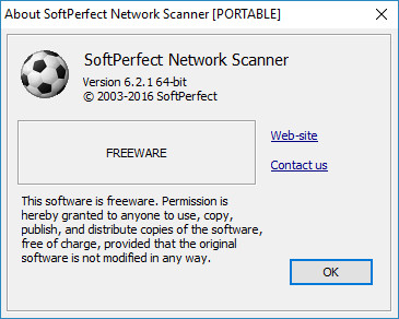 SoftPerfect Network Scanner 6.2.1