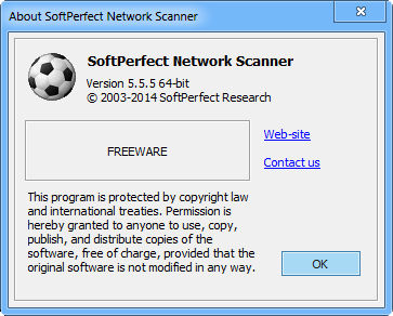 SoftPerfect Network Scanner 5.5.5