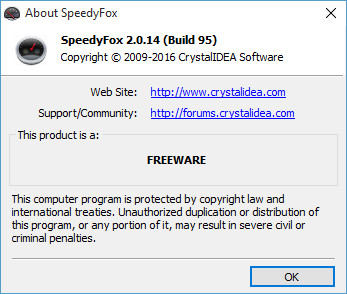 SpeedyFox 2.0.14 Build 95