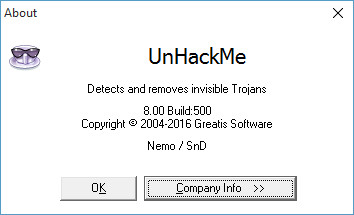 UnHackMe 8.00 Build 500