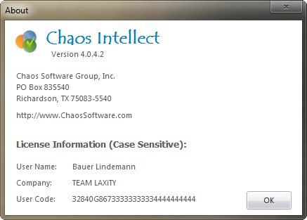 Chaos Intellect 4.0.4.2