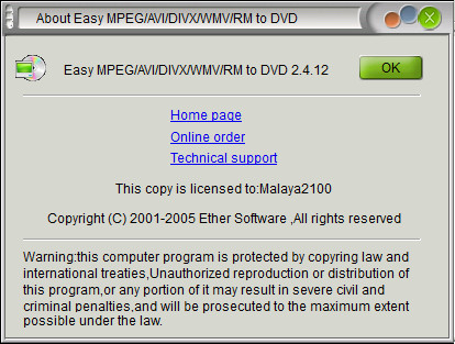 Easy to DVD 2.4.12
