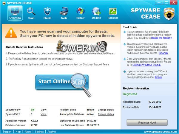 Spyware Cease 2011 v7