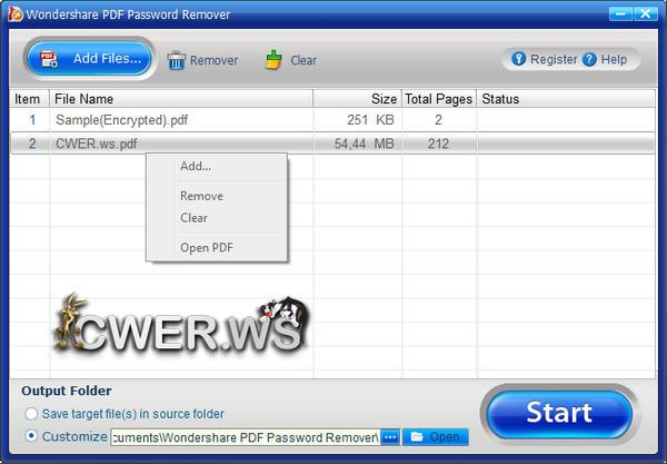 Wondershare PDF Password Remover 1
