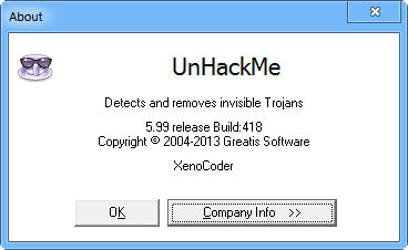 UnHackMe 5.99 Build 418