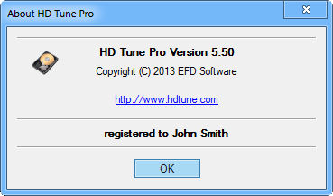 HD Tune Pro 5.50