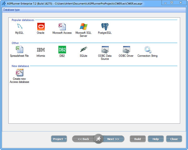 ASPRunner Enterprise 7.2 Build 16275