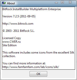 BitRock InstallBuilder Enterprise 7.2.5