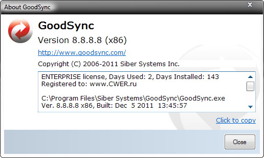 GoodSync Enterprise 8.8.8.8