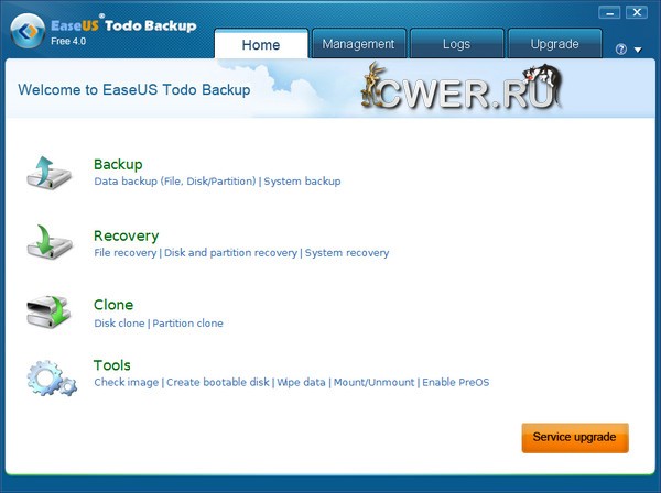 EASEUS Todo Backup Free 4