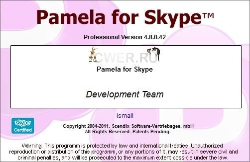 Pamela for Skype