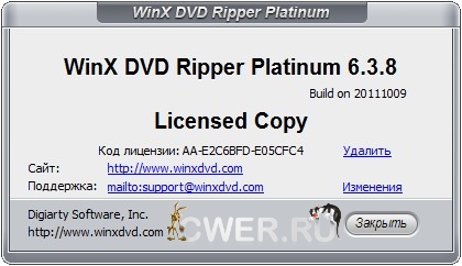 WinX DVD Ripper