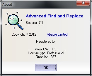 Advanced Find and Replace
