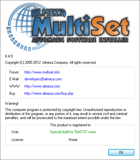 Almeza MultiSet Professional 8.4.9