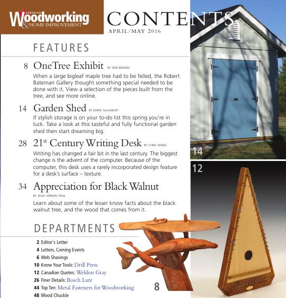 Canadian Woodworking & Home Improvement №101 (April-May 2016)с