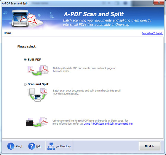 A-PDF Scan and Split v3.4.0