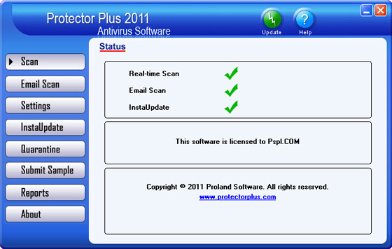 PROTECTOR Plus 2011 Antivirus 8.0.L01