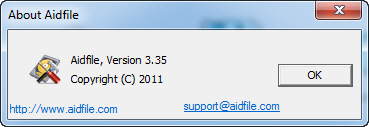 Aidfile Recovery Software v3.3.5.0