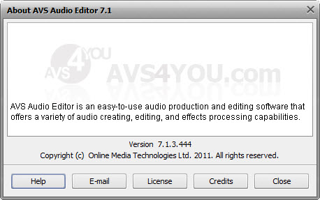 Portable AVS Audio Editor 7.1.3.444