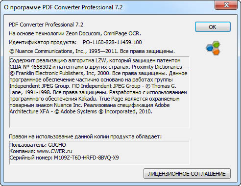 Nuance PDF Converter Professional 7.2